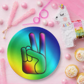 Hippie Peace Hand Signing Party Teller (Party)