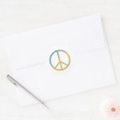 Hippie Peace Sign Sticker (Umschlag)