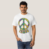 Hippie Peace Symbol T-Shirt (Vorne ganz)