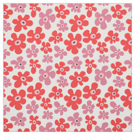 Hippie Poppy Blume Rosa Blumenmuster Stoff