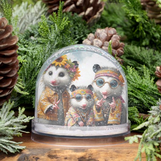 Hippie Possum Friends Schneekugeln (Winter)