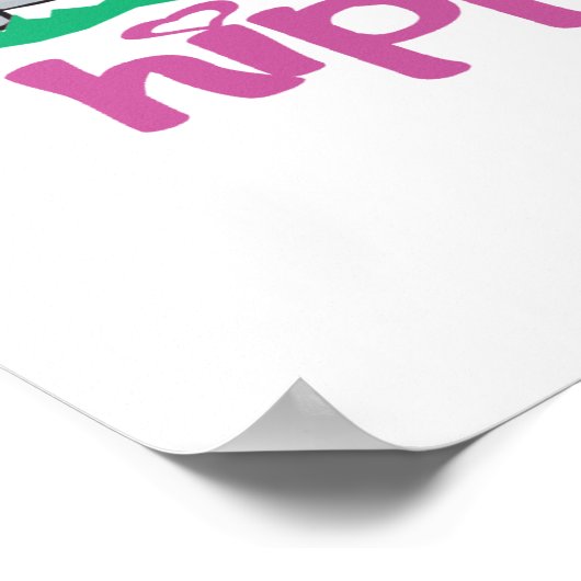 Hippie Poster (Ecke)