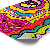 Hippie Poster Print Picture (Ecke)