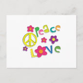 Hippie Postkarte (Vorderseite)