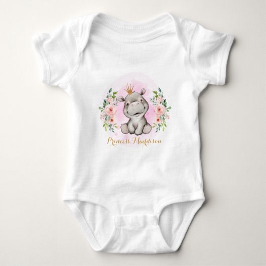 Hippie Princess Baby Bodysuit Baby Strampler (Vorderseite)