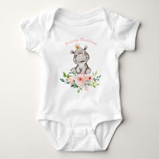 Hippie Princess Baby Bodysuit Baby Strampler (Vorderseite)