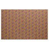 Hippie Psychedelic 70er Groovy Blume Augenmuster Stoff (Fat Quarter (45,7 x 55,9 cm))
