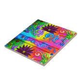 Hippie-Psychedelic-Fliese Fliese (Seite)