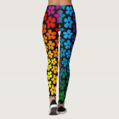 Hippie Psychedelic Gemustert | LEGGINGS (Rückseite)