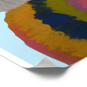 Hippie Pudel Flower Child  Poster (Ecke)