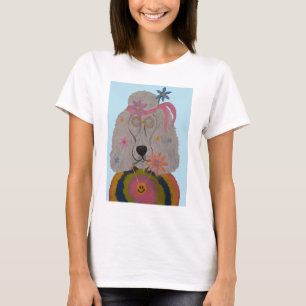 Hippie Pudel Flower Child T-Shirt