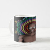 Hippie Punk Kaffeetasse (Vorderseite Links)