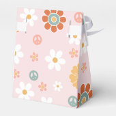 Hippie Rainbow Floral Geburtstag Geschenkschachtel (Rückseite)