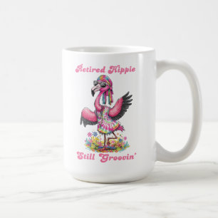 Hippie Retirement Groovy Retro Gefärbte Krawatte F Kaffeetasse