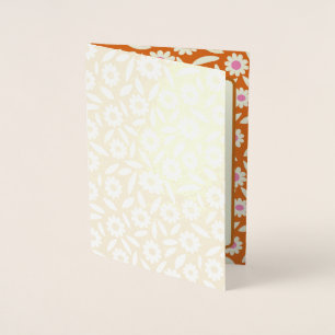 Hippie Retro daisy Blütendusche Einladung