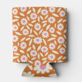 Hippie Retro Daisy Floral Brautparty Dosenkühler (Rückseite)