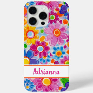 Hippie Retro Groovy Floral Personalisiert Case-Mate iPhone Hülle