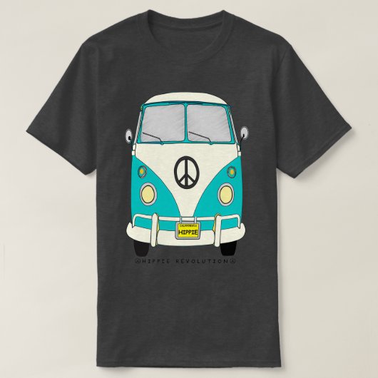 Hippie Revolution-Sea-Schaumstoff T-Shirt (Design vorne)