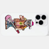 Hippie Santa Case-Mate iPhone Hülle (Rückseite (Horizontal))