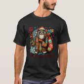 Hippie Santa Claus Weihnachtsfrieden Liebe Merry X T-Shirt (Vorderseite)