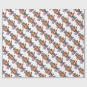 Hippie Santa Geschenkpapier (Flach)