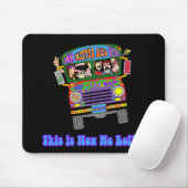 Hippie-Schulbus Mousepad (Mit Mouse)