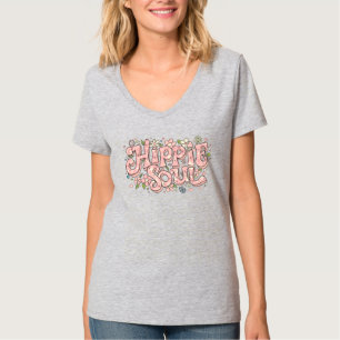 HIPPIE SEELE (rosafarbene Buchstaben) TANK TOP