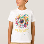 HIPPIE SINTI UND ROMA PSYCHEDELIC GESAMTSOLAR ECLI T-Shirt (Vorderseite)