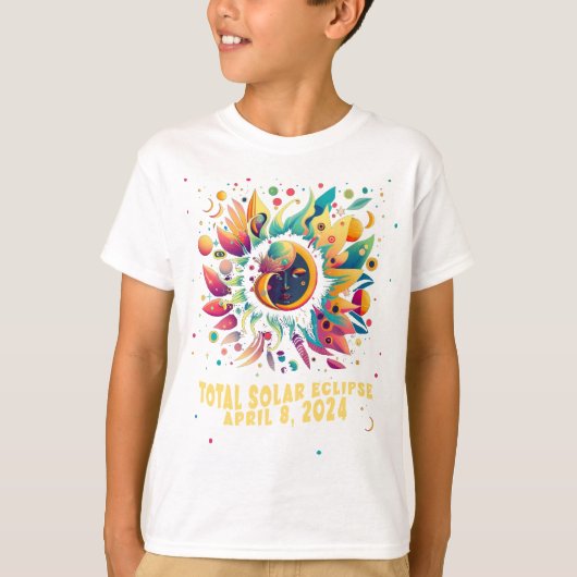 HIPPIE SINTI UND ROMA PSYCHEDELIC GESAMTSOLAR ECLI T-Shirt (Vorderseite)