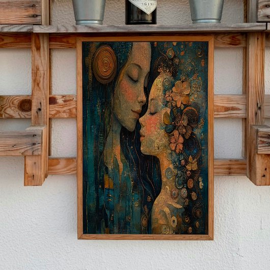 Hippie Sisters Decoupage Seidenpapier