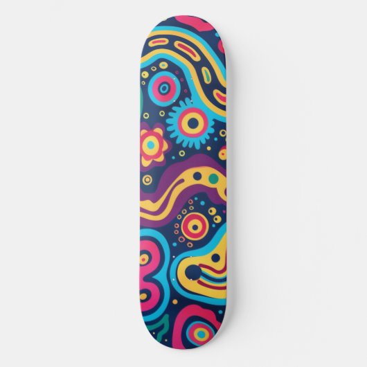 Hippie Skateboard (Vorderseite)