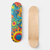 Hippie Skateboard (Vorderseite)