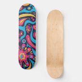 Hippie Skateboard (Vorderseite)