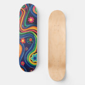 Hippie Skateboard (Vorderseite)