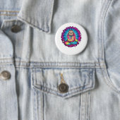 Hippie Sloth Peace Sign Krawatte-Dy Button (Beispiel)