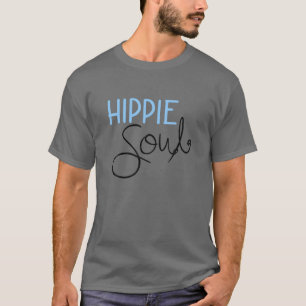 Hippie Soul Bleibe Trippy 70er Style Psychedelic V T-Shirt