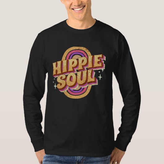 Hippie Soul   Hippie T-Shirt (Vorderseite)