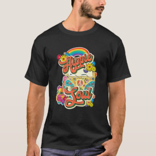 Hippie Soul Liebe Frieden Hippie Gefärbte Krawatte T-Shirt