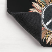 Hippie Soul Peace Signature Sonnenblume Mousepad (Ecke)