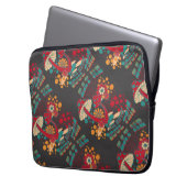 Hippie Soul Trip Sommer Vintag Pilz Laptopschutzhülle (Vorderseite Links)