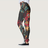 Hippie Soul Trip Sommer Vintag Pilz Leggings (Links)