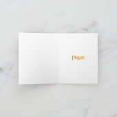 Hippie Sphynx Cat Karte (Innenseite)