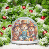 Hippie Squirrels Schneekugeln (Weihnachten)