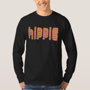 Hippie Stacks Trippy 70er Style Psychedelic Vintag T-Shirt