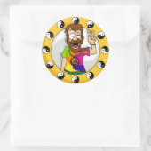 Hippie Stickers (Tasche)