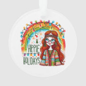 Hippie Style Groovy Ornament (Rückseite)