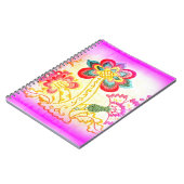 Hippie-Style Palm Notizbuch Notizblock (Linke Seite)