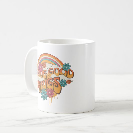 Hippie Style Phantastisch gib ich gute Schläger Fu Kaffeetasse (Vorderseite Links)
