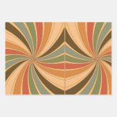Hippie Style Retro Design Geschenkpapier Set (Vorderseite 3)