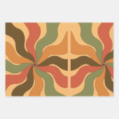 Hippie Style Retro Design Geschenkpapier Set (Vorderseite 2)